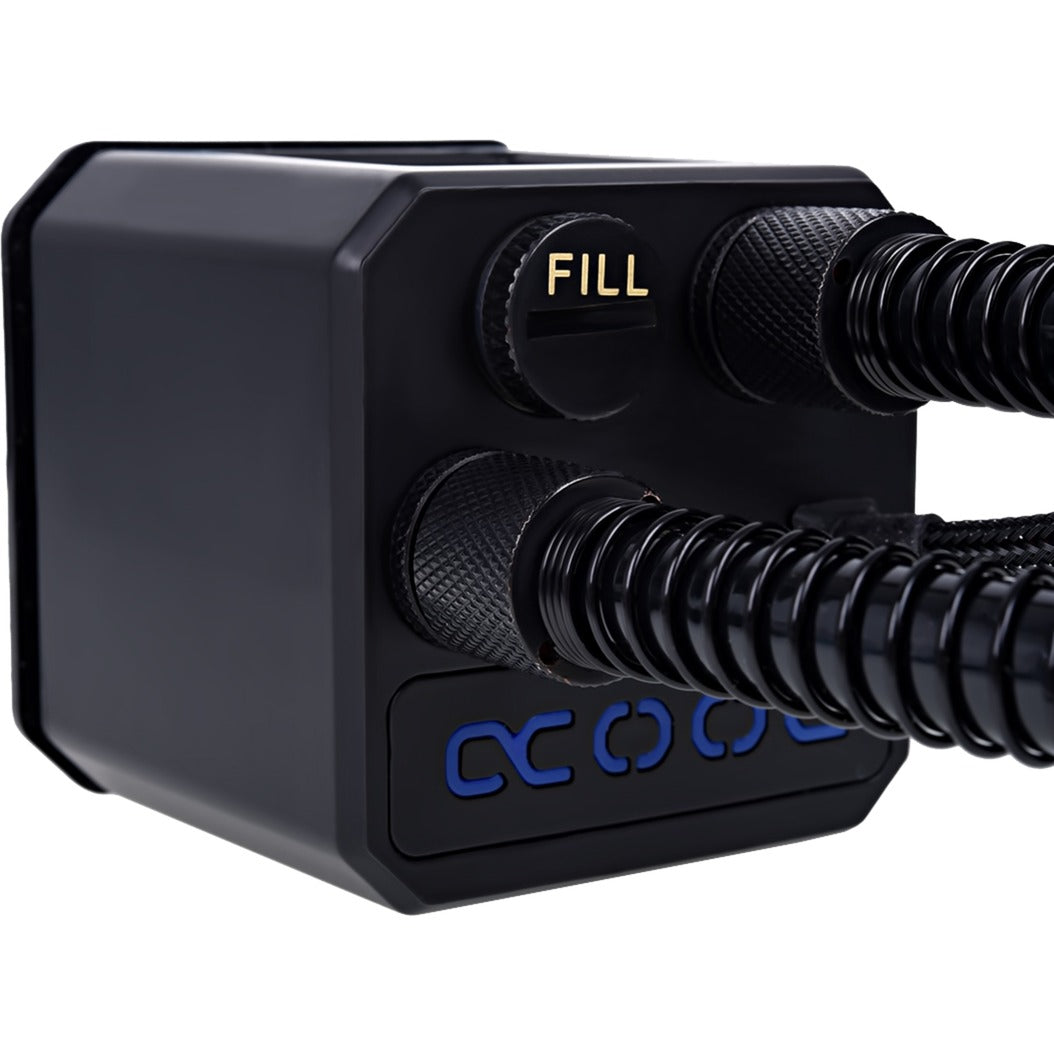 Alphacool eisbaer 360 vandkøling (sort, 4-benet pwm ventilatorstik)