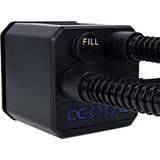 Alphacool eisbaer 360 vandkøling (sort, 4-benet pwm ventilatorstik)