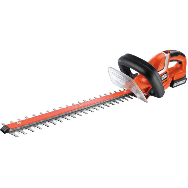 Black+decker batteri hækkeklipper gtc1845l20 (orange sort, batteri inkluderet)