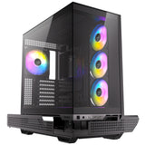 Antec c7 argb midi tårnhus (sort | 2x USB-A | 1x USB-C | hærdet glas)