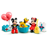 Lego duplo disney mickey minnie fødselsdagstog, bygbart legetøj til småbørn 10941