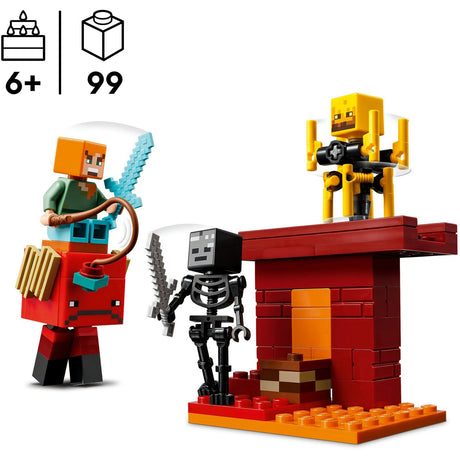Lego minecraft lavakampen i det nedre for børn - 21266