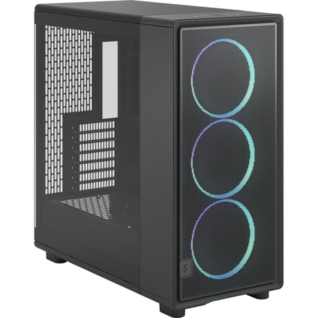 Fractal design epoch xl tg rgb midi tower behuizing (zwart | 2x usb-a | 1x usb-c | rgb | tempered glass)