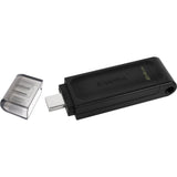 Kingston data traveler 70 64 GB USB-stick (sort, dt70 64 GB, USB-C 3.2 gen 1)
