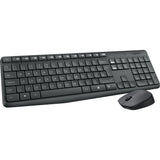 Logitech mk235 trådløst skrivebordssæt (sort, us-internationalt layout (qwerty))