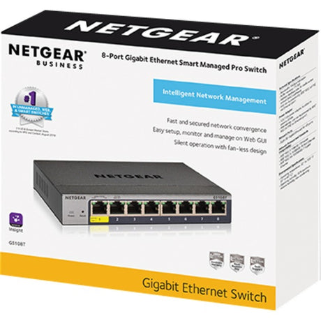 Netgear gs108t v3 switch (detail)