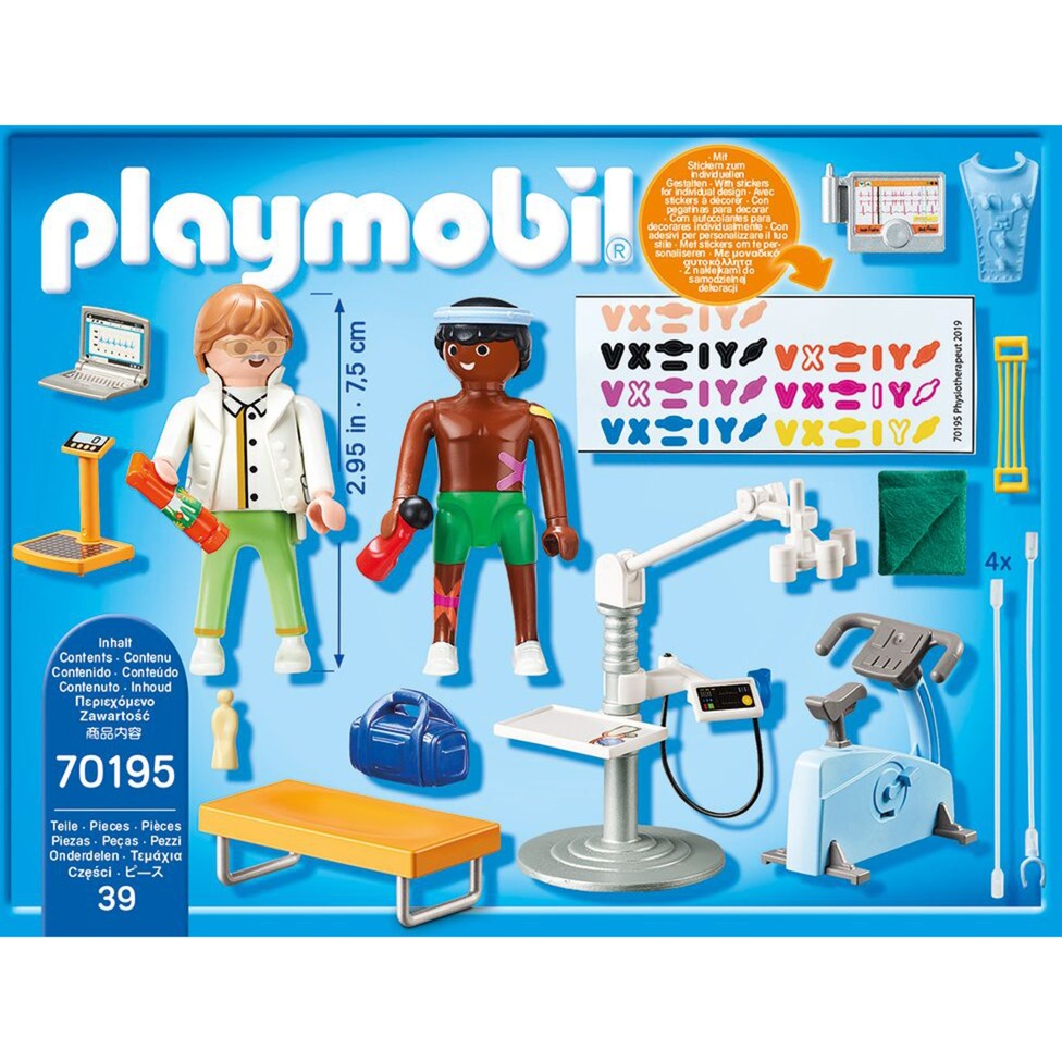 Playmobil byliv - fysioterapeut praksis byggelegetøj (70195)