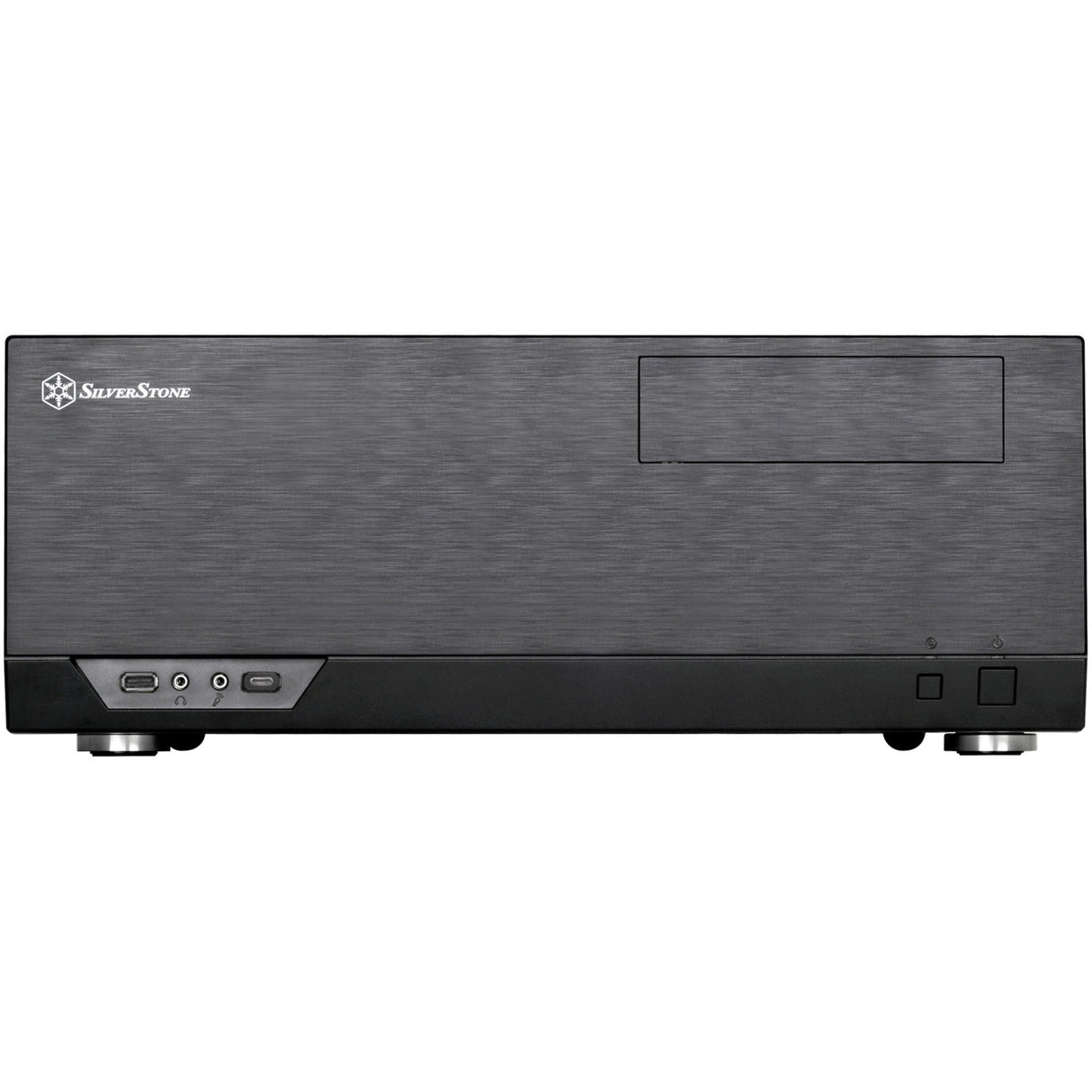 Silverstone SST-GD09B-C HTPC-hus (sort | 1x USB-A | 1x USB-C)