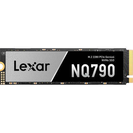 Lexar nq790 2 tb ssd (sort grå, pcie 4.0 x4, nvme 1.4, m.2 2280)