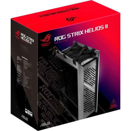 Asus ROG Strix Helios II GX601S Midi Tower Case (sort | 4x USB-A | 2x USB-C | RGB | Hærdet glas)