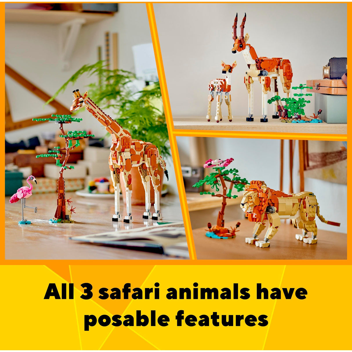 Lego creator 3i1 safaridyr - 31150