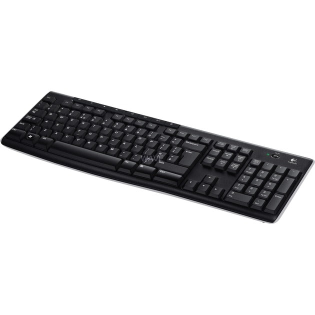 Logitech trådløst tastatur k270 (sort, eu-layout (qwerty), gummikuppel)