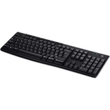 Logitech trådløst tastatur k270 (sort, eu-layout (qwerty), gummikuppel)
