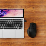 Keychron m6-a1 trådløs mus (sort, 100 - 26.000 dpi, USB-C Bluetooth 5.1 2.4 GHz)