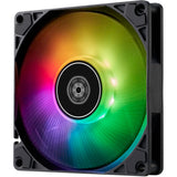 Silverstone air slimer 90 argb kabinet ventilator (sort, 92 x 92 x 15 mm, pwm)