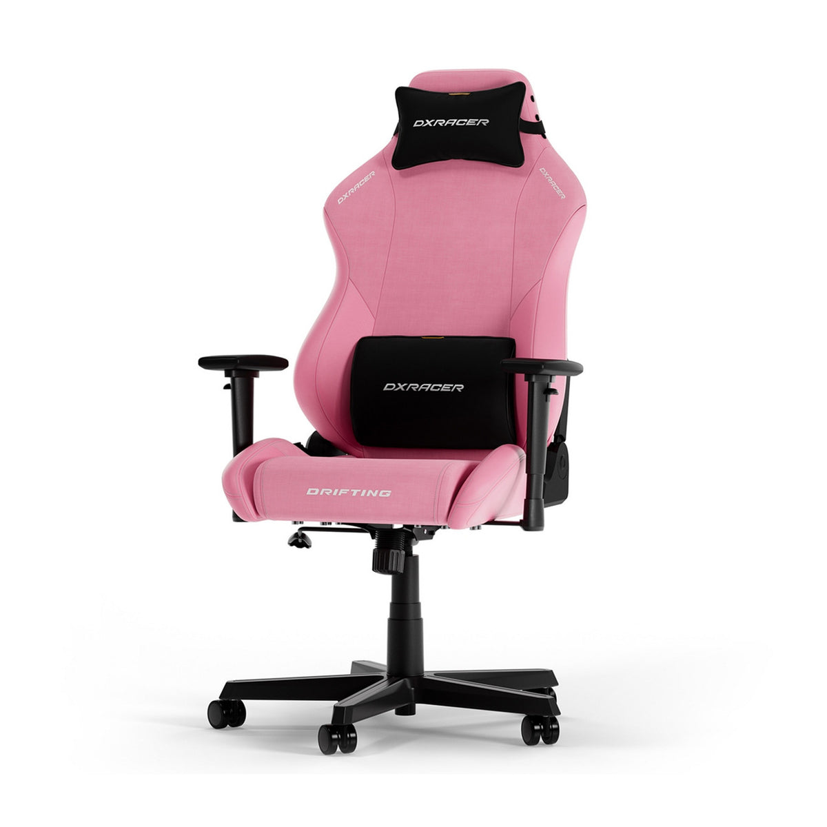Dxracer Drifting XL Pink stof gaming stol (sort)