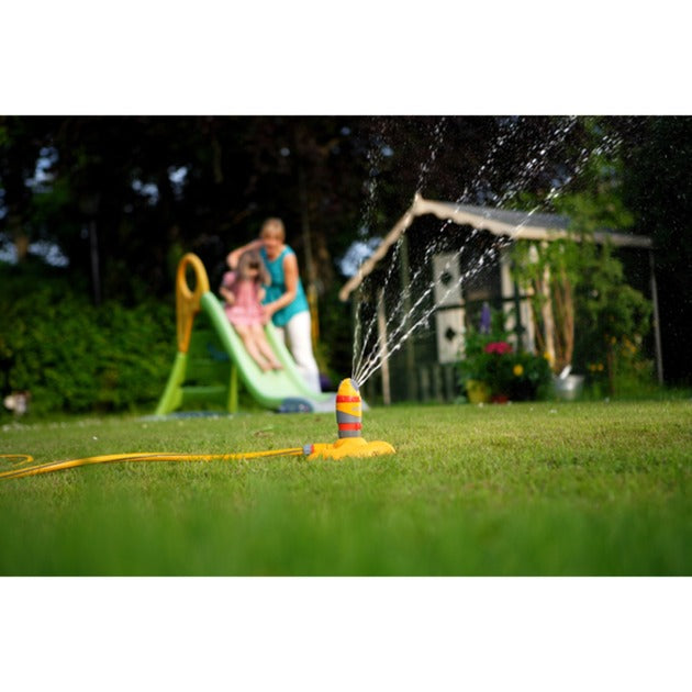 Hozelock turbine cirkulær sprinkler pro 2 i 1 på vogn, 314 m²