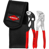 Knipex minitang sæt i værktøjsbælte (rød sort)