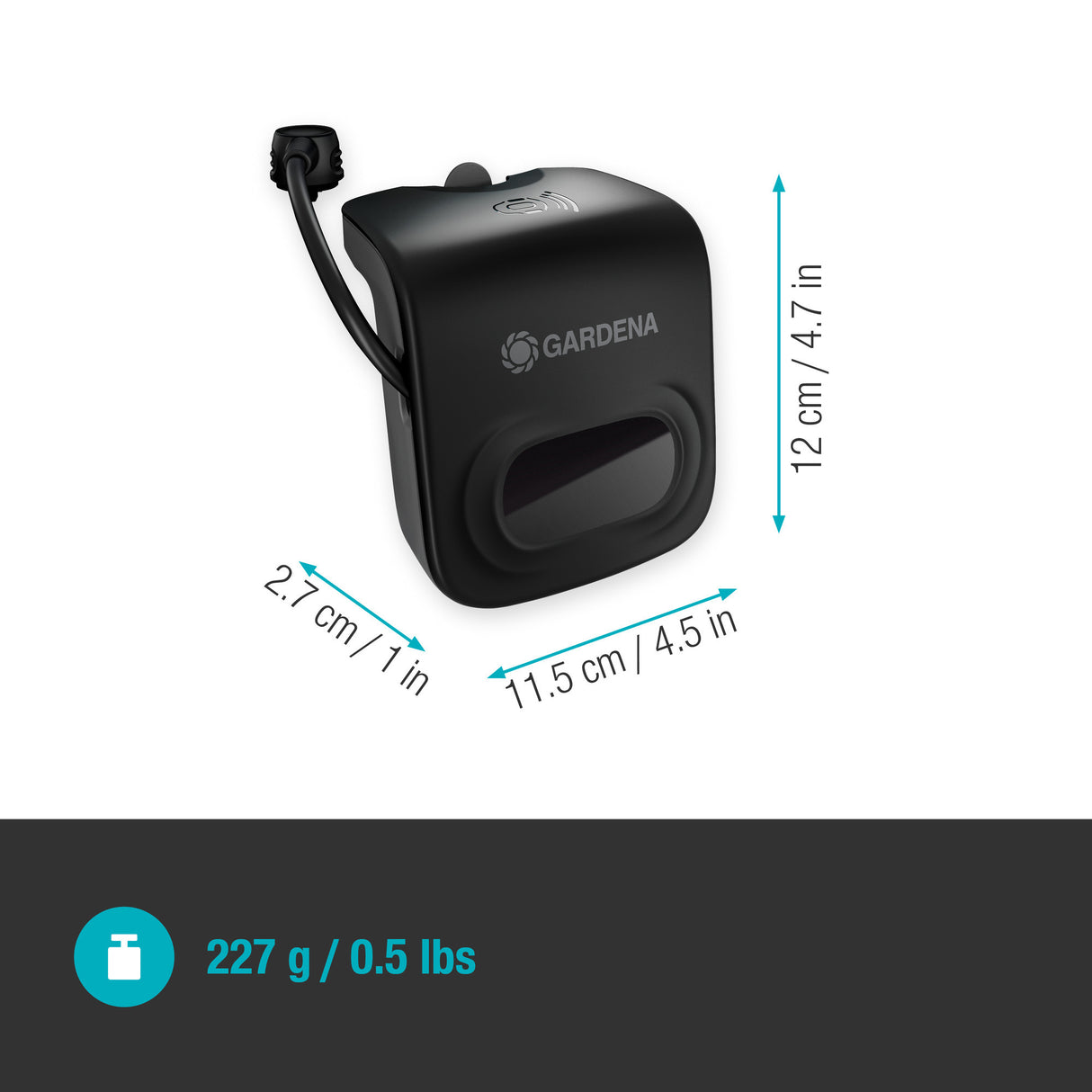 Gardena anti-kollisionsradar til (smart) Sileno robotplæneklippere sensor (til smarte robotplæneklippere Sileno pro, max, gratis)