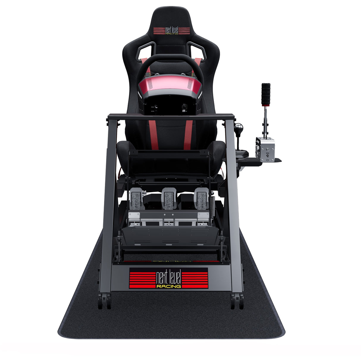 Næste niveau racing GT banesimulator cockpit racing simulator (sort)