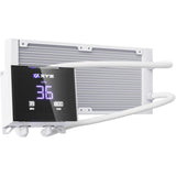 Xyz pc gear hydrotemp aio 240 vandkøling (hvid, argb, pwm)
