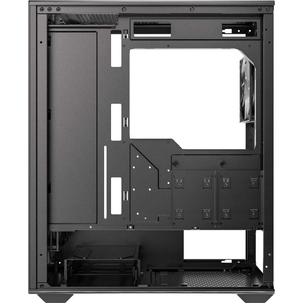 Antec ax85 argb midi tårnhus (sort | 2x usb-a | hærdet glas)