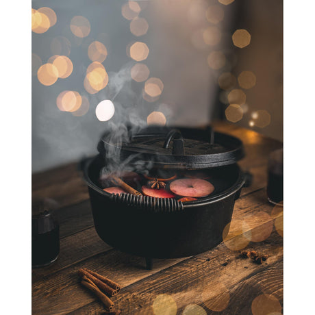The windmill dutch oven 4,5 qt kookpan (zwart, ø 25.5 cm | 3.8 liter)