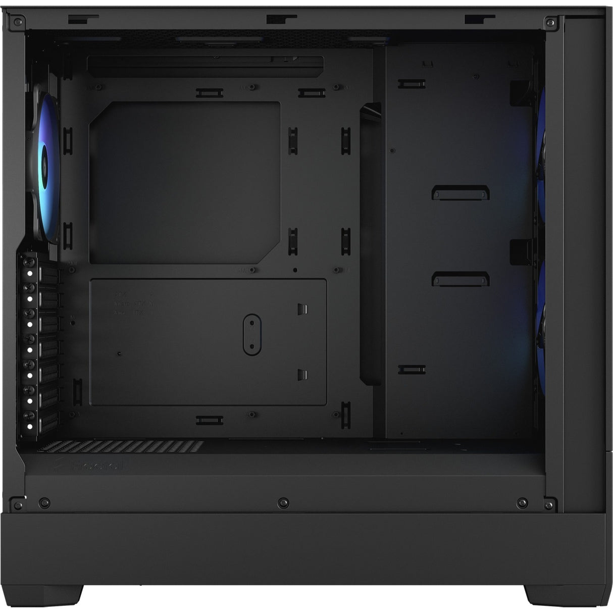 Fractal design pop air rgb midi tårnhus (sort | 2x usb-a | rgb | hærdet glas)
