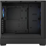 Fractal design pop air rgb midi tårnhus (sort | 2x usb-a | rgb | hærdet glas)