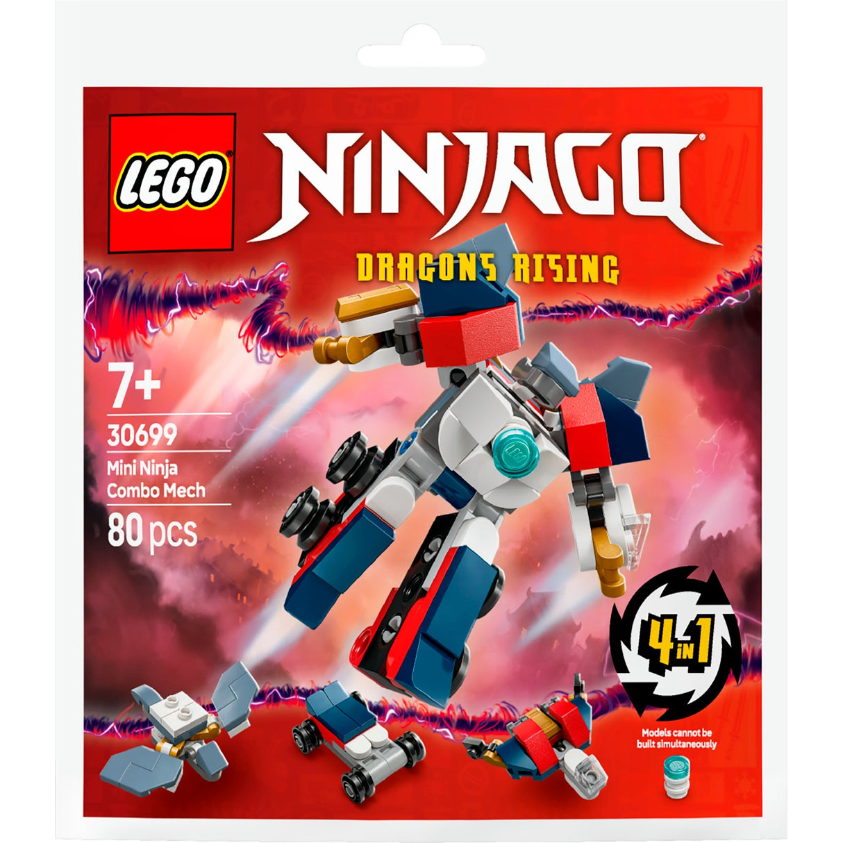 Lego Ninjago - Mini Ninja Combo Mech Construction Legetøj (30699)