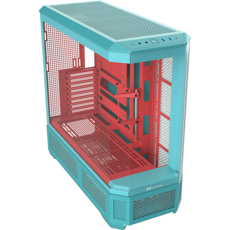 Thermaltake view 600 tg mint jordbær stort tårnhus (myntebær | 2x USB-A | 1x USB-C | hærdet glas)
