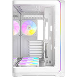 Antec c5 curve argb midi tårnhus (hvid | 2x USB-A | 1x USB-C | hærdet glas)