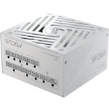 Seasonic focus-gx-750-v4 atx3.0 modulær 750 watt strømforsyning (hvid, 1x 12vhpwr, 2x pcie)