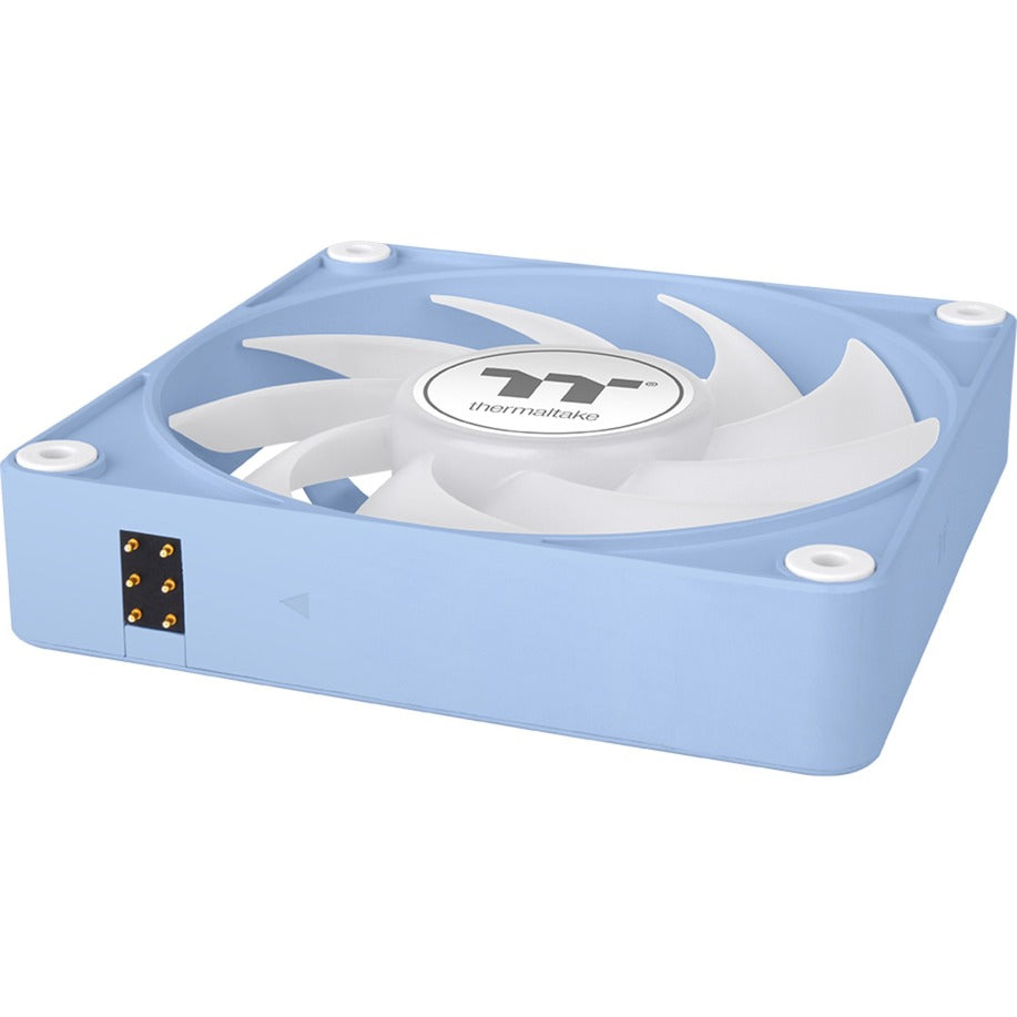 Thermaltake ct120 ex argb sync pc køleblæser hortensiablå (3-fan pakke) kuffertventilatorer (lyseblå, 3 stk., 120 x 120 x 25 mm, pwm)