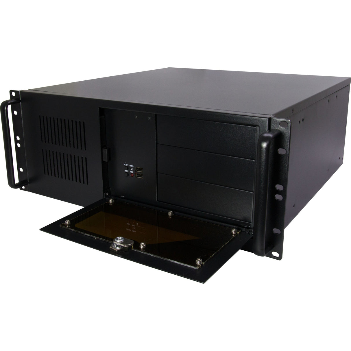 Inter-tech ipc 4088-s rackhus (sort | 2x USB-A)