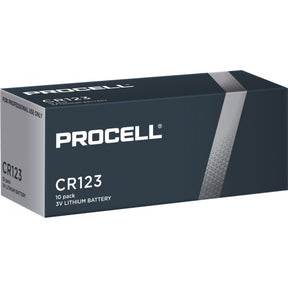 Duracell procell højeffekt lithium photo cr123 batteri (10 stk.)