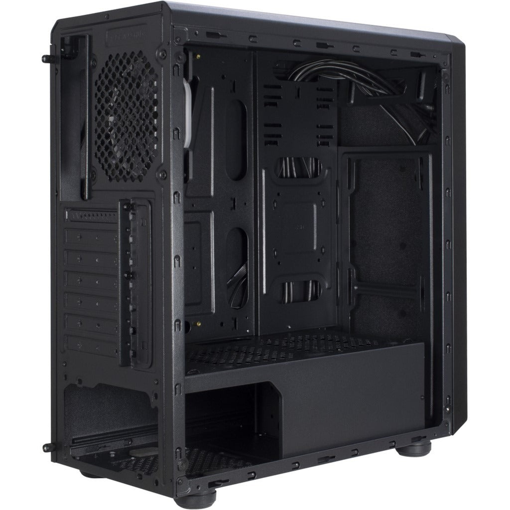 Inter-tech c-3 saphir midi tårnhus (sort | 3x USB-A | vindue)