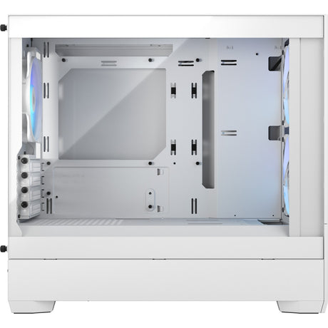 Fractal design pop mini air rgb midi tårnhus (hvid | 2x usb-a | rgb | vindue)