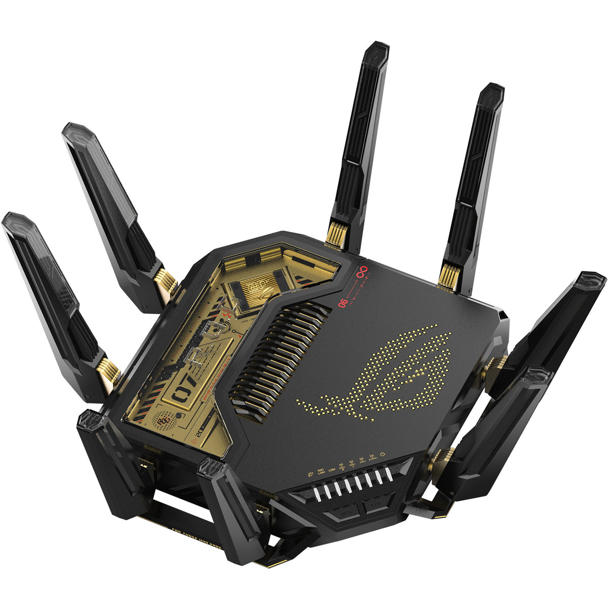 Asus rog rapture gt-be98 20th anniversary edition router (sort)