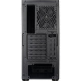 Silverstone fara r1 v2 midi tårnhus (sort | 3x USB-A | hærdet glas)