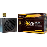 Seasonic core gx-750-v2 atx3.1 modulær 750 watt strømforsyning (sort, 1x 12v-2x6, 2x pcie)