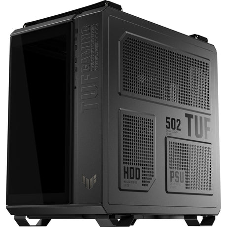 Asus tuf gaming gt502 horizon argb midi tårnhus (sort | 3x usb-a | 1x usb-c | hærdet glas)