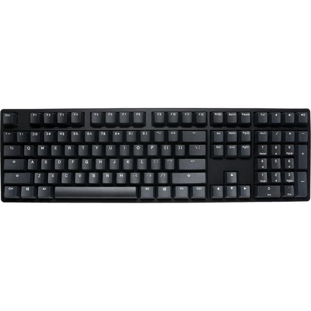 Ducky origin phantom black, tastatur (sort, us-layout, cherry mx red, hot swap, pbt double-shot keycaps)