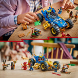 Lego ninjago - jay's transformerende bilkonstruktionslegetøj (71856)