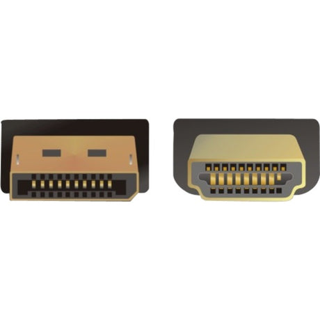 Delock displayport > højhastigheds HDMI-adapter (sort, 3 meter, passiv, 4k, forgyldt)