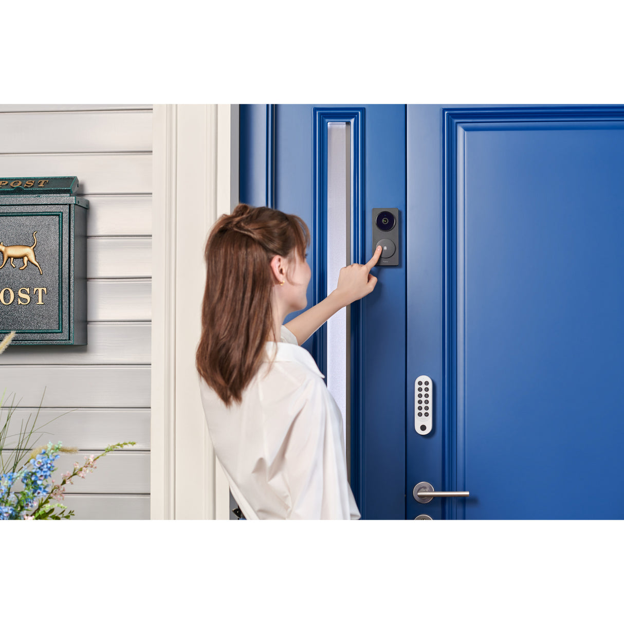 Aqara smart videodørklokke g410 select (sort, wifi, bluetooth, zigbee, matter)