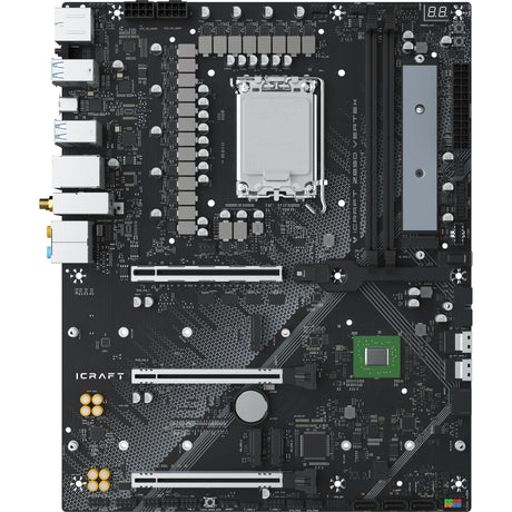 Maxsun ms-icraft z890 vertex socket 1851 moederbord (zwart, raid, 5 gb-lan, wlan, bt, sound, atx)