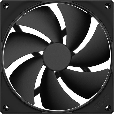 Nzxt f140p kabinetventilator (sort, 140 x 140 x 25 mm, pwm)