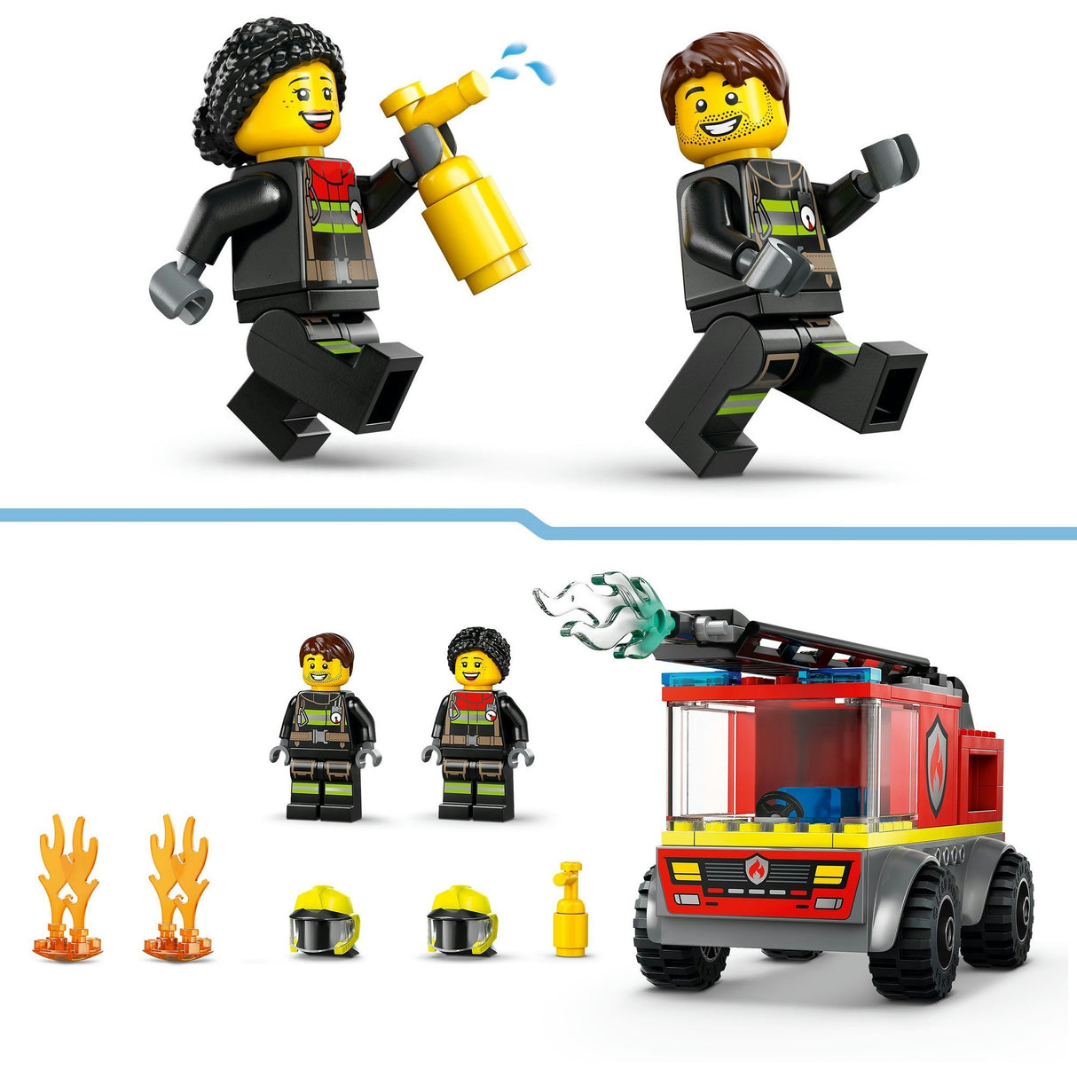 Lego city brandbil gave til børn - 60463