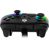 Pdp wired controller - afterglow wave (zwart, xbox series x|s, xbox one, pc)